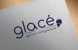 Diseño logotipo Heladería Glacé - Estudio Diseño Málaga