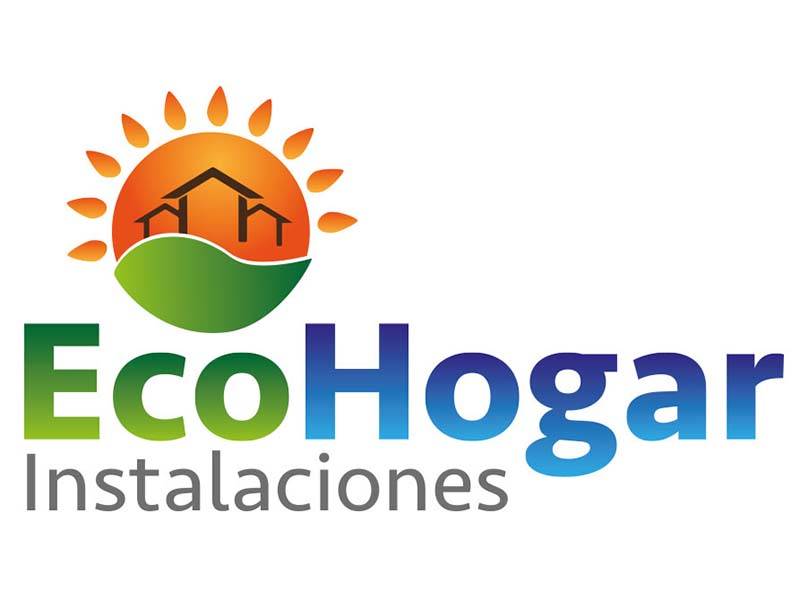 Logotipo EcoHogar Instalaciones - Estudio Diseño Málaga